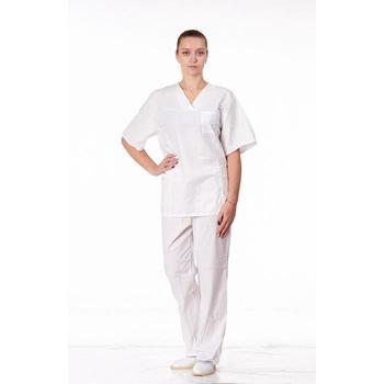 Костюм хирурга ткань х/б белый