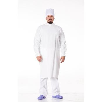 Халат хирурга ткань х/б белый