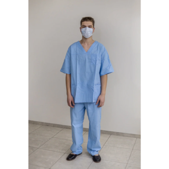 Костюм хирурга ткань х/б гладкокрашеный